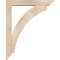 Ekena Millwork Thorton Traditional Smooth Bracket w/ Offset Brace, Douglas Fir, 5 1/2"W x 32"D x 40"H BKT0604X32X40THR01SDF - alternate 4